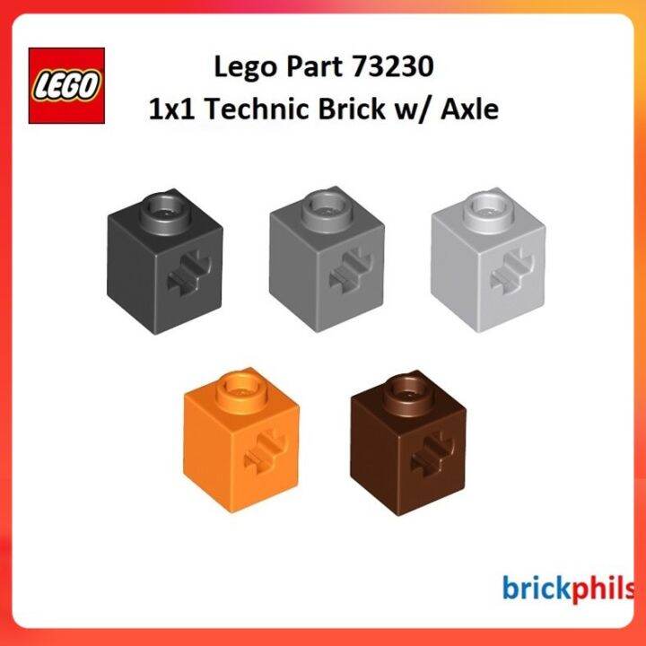 Lego Part 73230 - 1x1 Technic Brick w/ Axle | Lazada PH