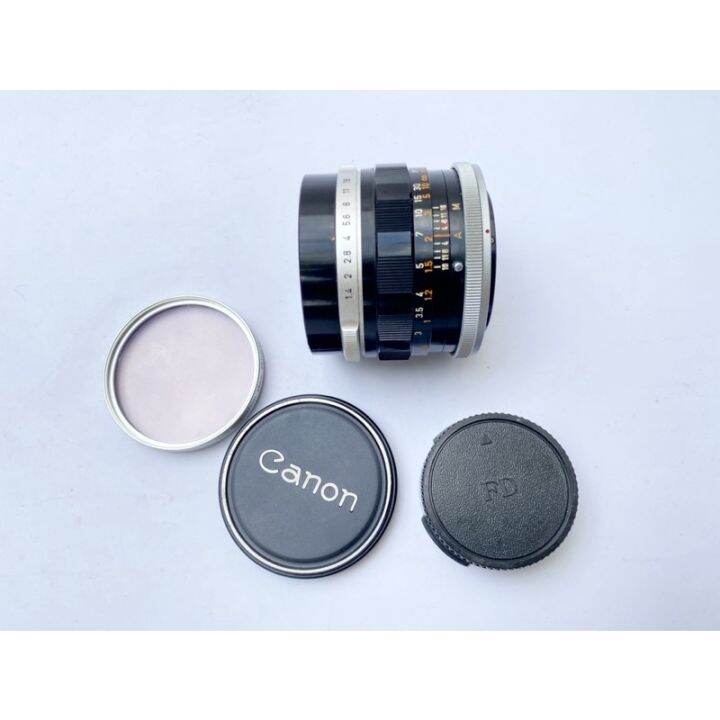 เลนส์มือหมุน-canon-50-f1-4-fl