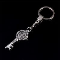 【CW】✧◕  Religion St. Christopher Keychain Hot Benedict Medal Pendant Keychain Jewelry