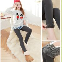 HOT HULXOIQQQEWV 573[] ฤดูหนาวที่อบอุ่น Leggings ผู้หญิงความร้อนกางเกงขั้วโลกถุงน่องถุงเท้าเรียงรายกางเกงกำมะหยี่ถุงน่องผิวผลเอวสูงขนสัตว์ Leggings