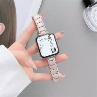 Starlight strap for Apple watch Ultra band 49mm 40-41-44mm 45mm Metal Stainless steel bracelet iWatch Serie /8/7/SE 6 5 4 3 2 Straps