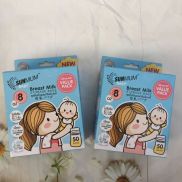 2 Hộp Xanh - Combo 100 túi trữ sữa mẹ không BPA 250ml SUNMUM - Thái Lan