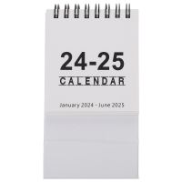 2024 Mini Desk Calendar Novelty Decor Table Simple Household Ornament White Paper Standing Office