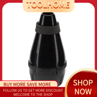 ToolHome- Trumpet Mute Silencer พลาสติกฝึกน้ำหนักเบาสีดำ