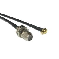 New F Female Jack Switch MCX Male Plug Right Angle RF Coax Cable RG174 Wholesale 20CM 8 Adapter