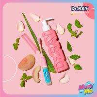 Dr.Ray เซตยาสีฟันและแปรงสีฟันแบบพกพา 2 in 1  รุ่น Portable set T6B สูตร Peach-Mint สำหรับผู้หญิงตั้งครรภ์และเด็กโต