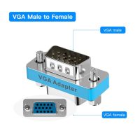 Vention ตัวรับ Vga อะแดปเตอร์ Vga ตัวผู้ไปยังตัวผู้ขั้วต่อสายเพื่มความยาว Vga 15ขาสำหรับคอมพิวเตอร์แล็ปทีวีสาย Vga ตัวคู่ต่อ Svga