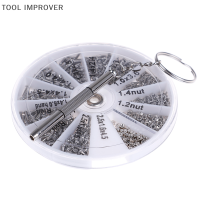 TOOL IMPROVER 600pcs Tiny SCREWS NUT + ไขควงนาฬิกาแว่นตาแว่นตาซ่อมชุดเครื่องมือใหม่