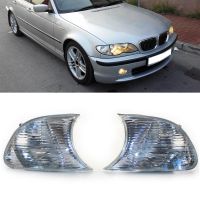 ตัวไฟส่งสัญญาณสัญญาณเลี้ยว1คู่สำหรับ BMW E46 1998-2001อุปกรณ์เสริมรถยนต์