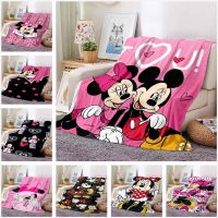 Anime Cartoon Mickey Minnie Cute Blanket Office Nap Sofa Children Air Conditioning Flannel Soft Keep Warm Can Be Customized 2