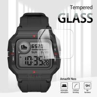 2.5D Tempered Glass Screen Protector For Huami Amazfit Neo Smart Watch 2020 Explosion-proof Anti-Scratch Transparent Film Nails  Screws Fasteners