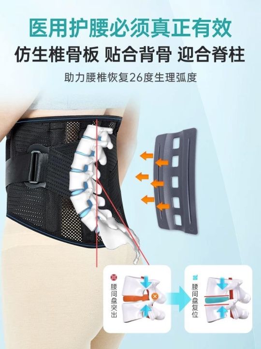 breathable-waist-belt-lumbar-disc-herniation-muscle-strain-medical-abdominal-support-men-and-women-thin-section