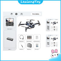 ของเล่น Lexiang ของเล่นโดรนขนาดเล็ก LS-S1S พร้อมกล้อง HD ตำแหน่งลื่นไหลด้วยแสง WiFi โดรน FPV พับได้อาร์ซีคอปเตอร์สี่ใบพัดไร้แปรงสำหรับเด็กผู้เริ่มต้น