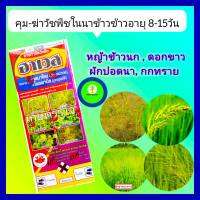 คุมฆ่า ฆ่าหญ้าในนาข้าว ฮาเกส โคลมาโซน +โพพานิล ขนาด 1 ลิตร ฉีดในนาข้าวหลังหว่าน 7-14 วันข้าวไม่แดง ไม่อาน จี้ได้ น้ำท่วมยอดข้าวได้