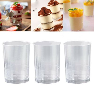 【CW】✣  10/20pc 100ML Disposable Dessert Cup Plastic Wedding Supplied Food