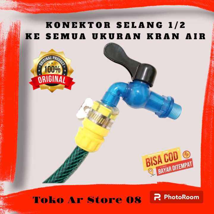 Konektor Selang Air Ke Semua Ukuran Kran Air Terlaris Lazada Indonesia