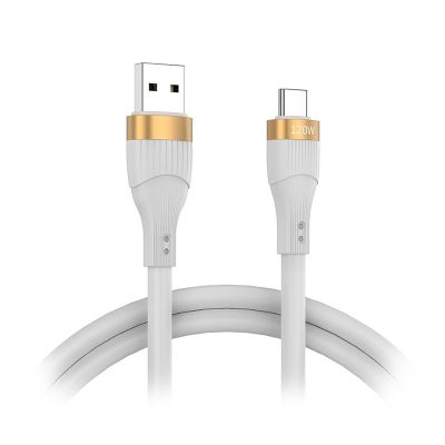 120W Type-c Fast Charge Charging Cable USB 5A Flash Charge Data Wire for Huawei Xiaomi Mobile Phone Wall Chargers