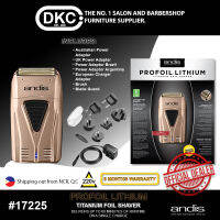 New Andis Copper ProFoil Lithium Titanium Foil Shaver International #17225 for Barbershop and Salon