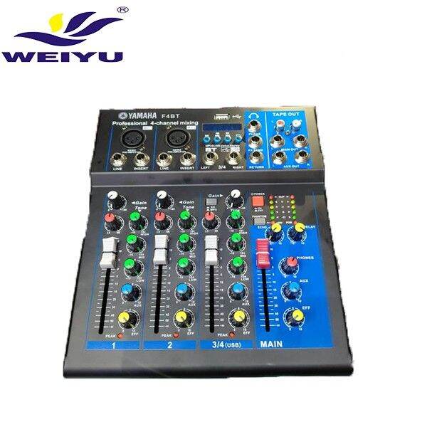 Yamaha F4BT 4 Channel Professional Mixer MP3 player with USB port