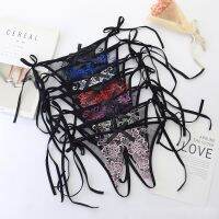 【CC】 Young Womens Low-waist G-string Transparent Panties Rope Thong Briefs ropa interior femenina белье