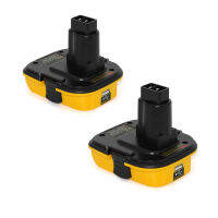 2ชิ้น DCA1820อะแดปเตอร์ Dewalt 18โวลต์เครื่องมือแปลง20โวลต์ลิเธียมบนแบตเตอรี่ DCB204 DCB205สำหรับ18โวลต์ NiCad และ NiMh แบตเตอรี่