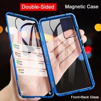 【Enjoy electronic】 Double-Sided Magnetic Glass Case For Samsung Galaxy A10 A11 A20 A30 A50 A70 A80 A41 A51 A71 A31 A91 M20 M31 A7 A8 A9 2018 Coque