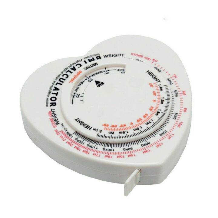 YYOUR Tools Mini BMI Rule Tape Body Muscle Measure Measure Tape Body