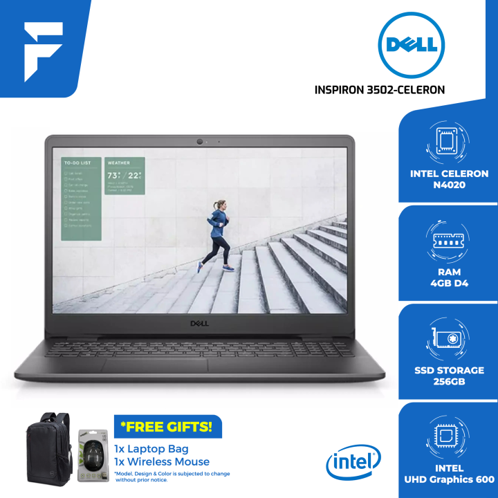 dell laptop inspiron 3502 celeron