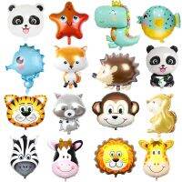 1pcs/lot Cartoon Animal Foil Balloon Cute Panda Dinosaur Cat Dog Birthday Party Decoration Kids Baby Shower Zoo Theme Supplies