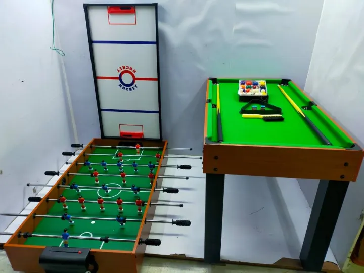 4 in 1 SOCCER TABLE ( BILLIARD, SOCCER, TABLE TENNIS, HOCKEY) Lazada PH