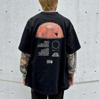 Original BEAMS×MOUNTAIN HARDWEAR joint tent print loose round neck short-sleeved T-shirt 23SS