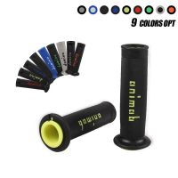 ZZOOI Motorcycle Handlebar Grip Domino ATV Dirt Pit Bike Racing Motocross Handle Grip 7"8 " 22 24MM Gel Rubber Brake Universal Grips