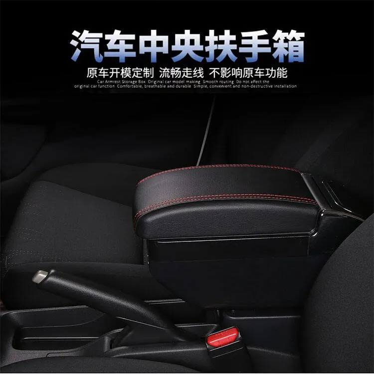 Peugeot 206 Armrest Box 207 Armrest Box Special Logo Central Modification  Accessories Original Decorative Interior Original C2