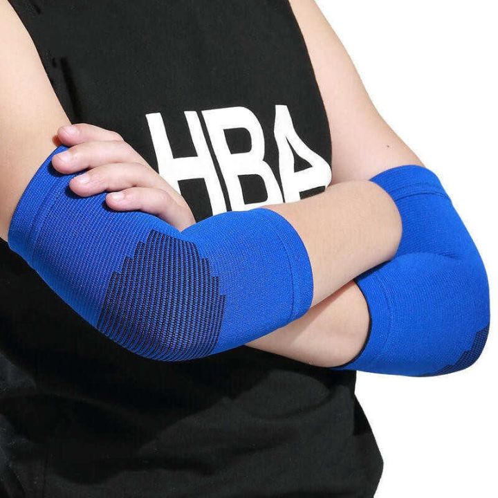 1pair-kids-elbow-pads-guard-dancing-volleyball-tennis-fitness-children-arm-sleeve