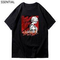 Rei Ayanami T เสื้อแฟชั่นผู้ชาย O-Neck Ukiyo ชาย HARAJUKU Kawaii TEE เสื้อ streetwear Evangelion takerts