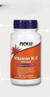 NOW Foods, Vitamin K-2, size 100 mcg, contains 100 vegetable capsules