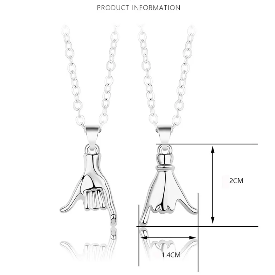 Buy PeoraStainless Steel Couple Matching Necklace Pendant Interlocking  Promise Double Rings with Chain For Unisex Adult Online at desertcartINDIA
