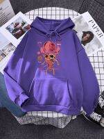 Japanese Human Organ Ice Cream Women Hooded Korean Full Sleeve Sweatwear Harajuku Casual Sportswears Sports Hat Rope Pullovers Size Xxs-4Xl