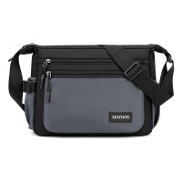 Casual Mens Crossbody Bags Shoulder Bag Water-resistent Oxford Travel Messenger Bags Zipper Belt Tote Male