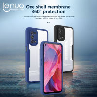 Lenuo 360 ° เคสซิลิโคนสำหรับ Oppo A74 5G A54 5G A92s A93 5G F19 Reno4 Z 5G เคสมือถือกันกระแทกฟิล์มกันรอยฝาครอบสองด้าน