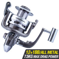 Mesin Pancing ความเร็วสูง Spinning Reel Jigging รอกตกปลาอุปกรณ์เสริมน้ำเค็มรอกตกปลา Ajiking Spinning Reel Mesin Pancing Murah 5.2: อัตราส่วนความเร็ว1 Spinning Reel ชุดโลหะตกปลาชุดอุปกรณ์ใหม่ AC2000-7000