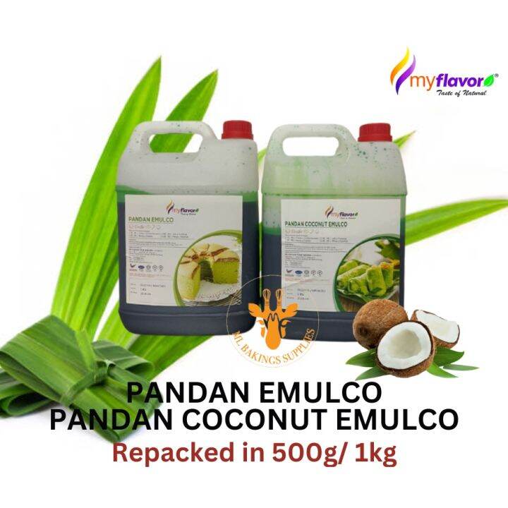 MYFLAVOR Pandan Emulco / Pandan Paste / Pandan Coconut Emulco / Pandan ...