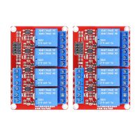 DC 5V 4 Channel Relay Module Board Shield with Optocoupler / High and Low Level Trigger for Arduino Relay