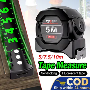 JLD Fiberglass Tape Measure WHITE Fiber Glass Heavy Duty Meter Tape Ruler  20-100M Tape Measure