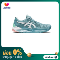 [ผ่อน 0%]รองเท้าเทนนิสผู้หญิง ASICS GEL RESOLUTION 8 WOMEN (SMOKE BLUE / WHITE)