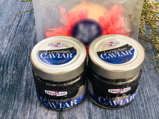 Giao nhanh hcm trứng cá tầm cao cấp caviar, có bảo hành hũ 140gr - ảnh sản phẩm 3