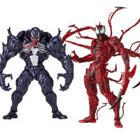 Amazing Yamaguchi Revoltech Carnage Venom Action Figure ของเล่น16ซม. Joint Movable ตุ๊กตาวันเกิดสำหรับเพื่อน