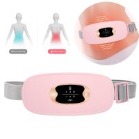 ZZOOI Electric Abdominal Heating Massager Warm Palace Belt Infrared Hot Compress Therapy Waist Care Relief Menstrual Pain Massage Belt