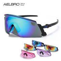 [A alamode]♙ØAielbro Uv400แว่นตาแว่นกันแดดขี่จักรยาน Mtb สำหรับวิ่งของผู้ชายจักรยานถนนเสือภูเขาแว่นตาเล่นกีฬา Raci