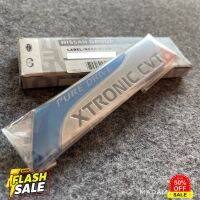 แท้ศูนย์ % โลโก้ PURE DRIVE XTRONIC CVT NISSAN MARCH JUKE F15 TIDDA ALMERA 2012-2018 ขนาด 11.5x2.5cm (URY-90893-1HJ0B) #สติ๊กเกอร์ติดมอไซต์ 3m #สติ๊กเกอร์ติดรถ  #สติ๊กเกอร์ติดมอไซต์  #สติ๊กเกอร์ติดมอไซ